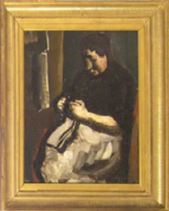  114-La cucitrice -Casa Musei Boschi, Milano 